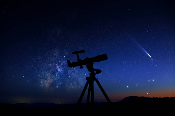 istock Astronomical telescope for observing stars, planets, Moon and other celestial objects. 2191838854