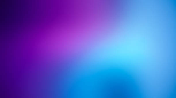 illustrazioni stock, clip art, cartoni animati e icone di tendenza di abstract blue and purple gradient background - sfondo a colori