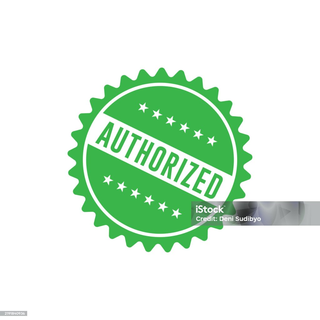 Authorised Vector Authorized Stamp Graphic Design Vector Element Simple And Modern Stock ...