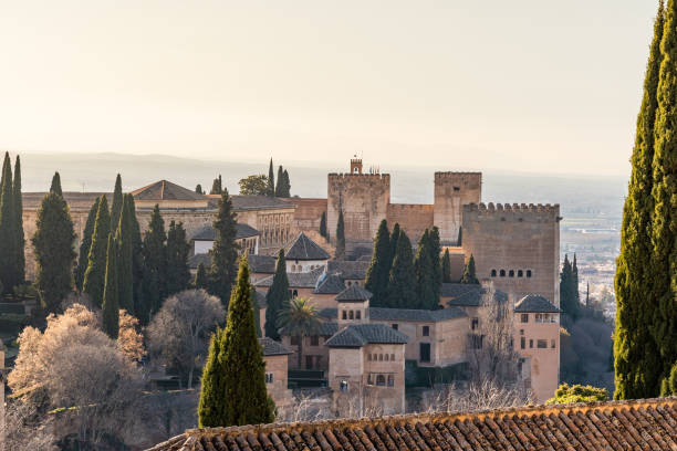 istock Alhambra wall and towers in Granada 2191843338