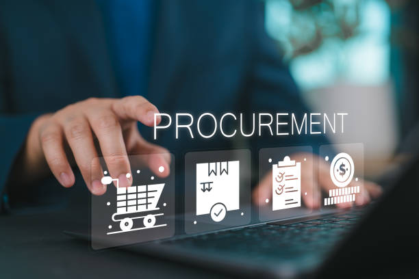 istock Procurement Management Industry concept. Businessman using laptop with procurement icon on virtual screen for with supply chain and retail logistics. 2191848812