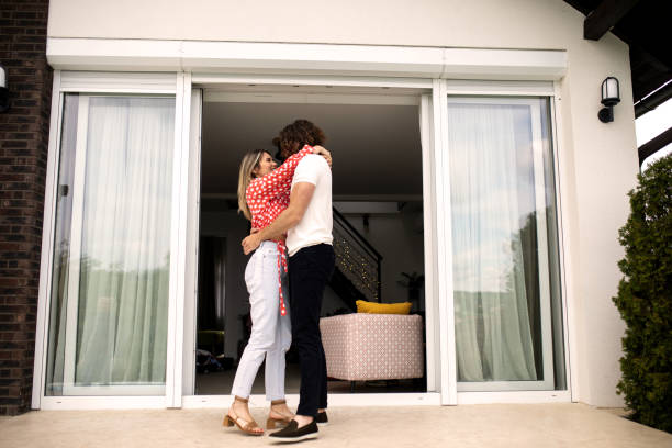 istock Young beautiful couple having fun and enjoying their romantic time together 2191856740