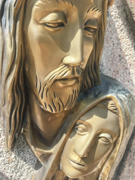 istock Mary and Jesus bronze statue 2191857843