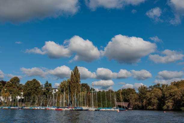 Herbst an der Alster in Hamburg