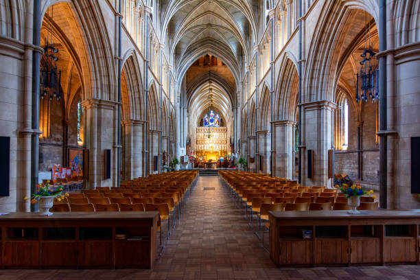 istock Southwark cathedral interiors in London, UK 2191871581