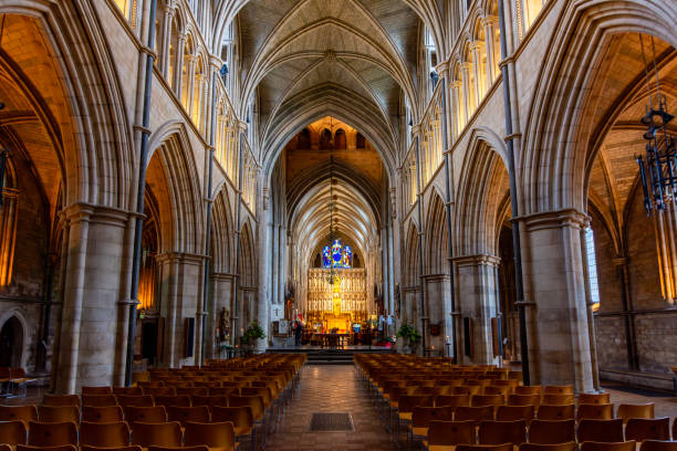 istock Southwark cathedral interiors in London, UK 2191871595