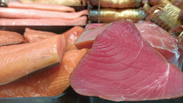 istock Explore the exquisite Fresh Fish Selection available at your local seafood market today 2191878473