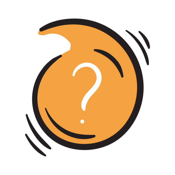 Question Orange Button 190+ Question Mark With Social Networking Internet Color Buttons Stock ...