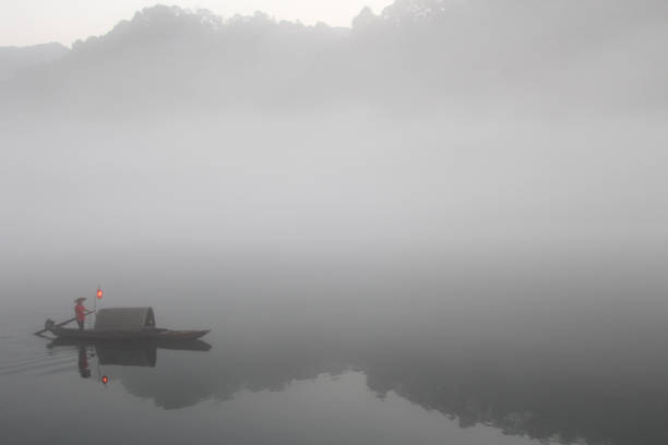 Fishing boat on Xiaodong River