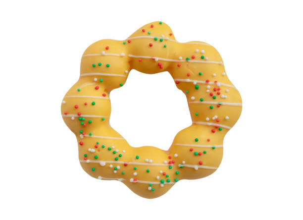 istock Sweet donut isolated on white background 2191890959