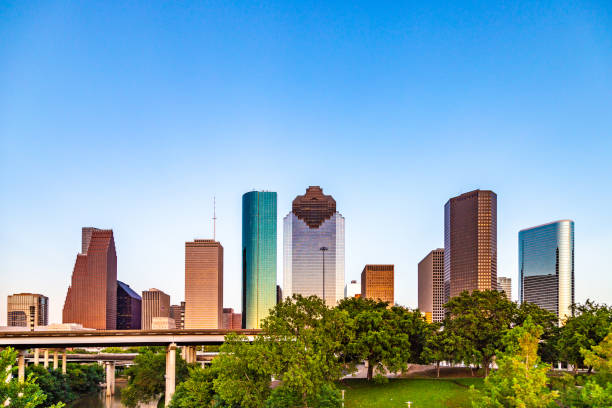 istock View on downtown Houston in late afternoon 2191894746