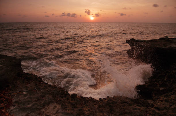Panorama Topejawa beach at Takalar Indonesia