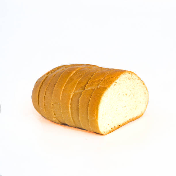 istock A half of sliced loaf isolated on white. 2191896845