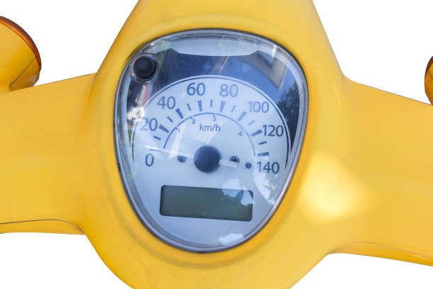 Motorcycle miles dashboard motorbike control.