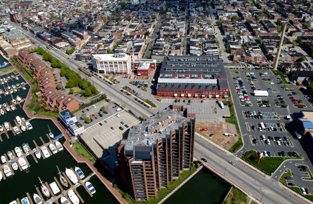 Aerial , Canton water Front