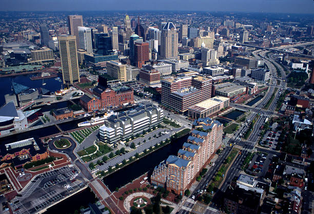 istock Baltimore aerial at foot of I-83 2191902569