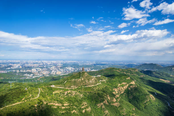 istock Overlooking Beijing over Dingdu Pavilion of western hills 2191904328