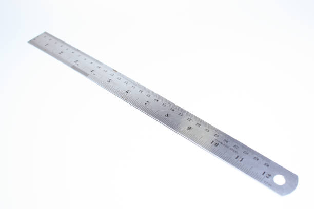 istock metal ruler isolated on white background, object for education 2191904773