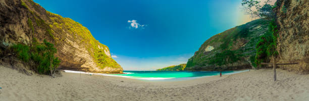 istock Panoramic landscape amazing tropical beach Bali, Indonesia 2191905301