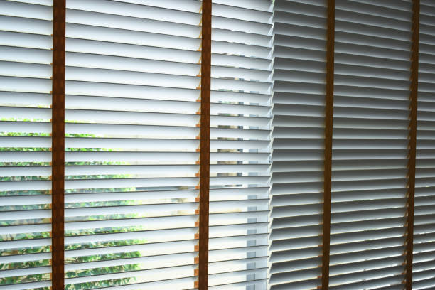 istock white window blinds in home, object for decorate interior of house 2191906123