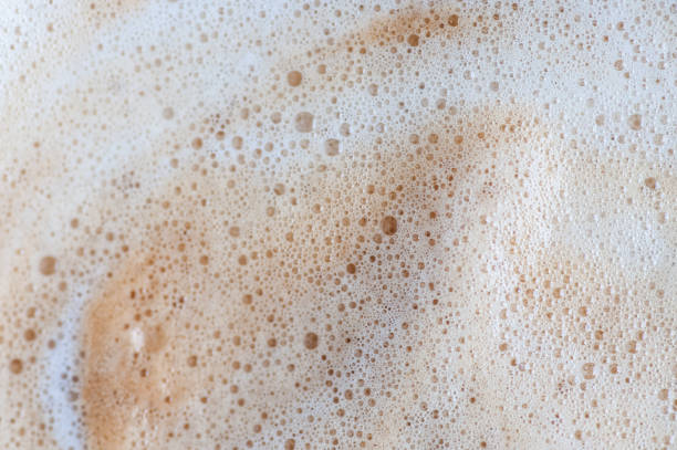 istock A foam of bubbles is on a white background 2191908196