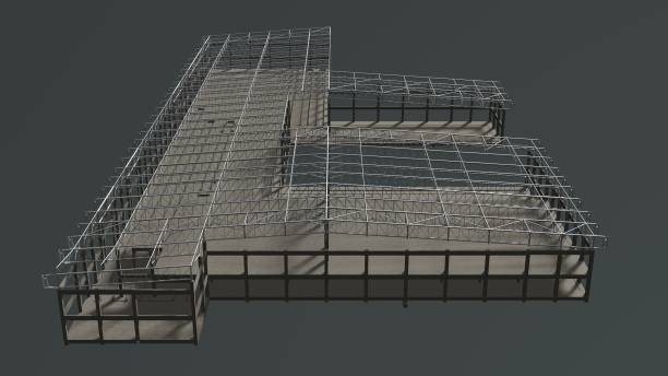 istock 3D illustration of industrial project 2191910951