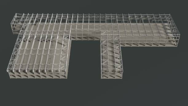 istock 3D illustration of industrial project 2191910956