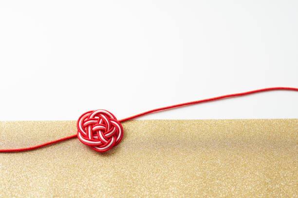 istock Traditional Japanese Mizuhiki (plum knot) image 2191911513