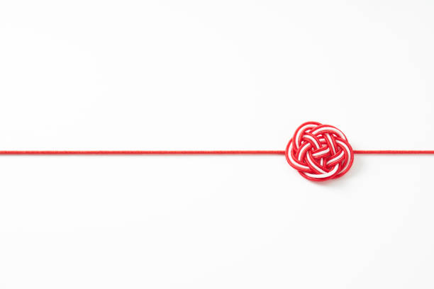 istock Traditional Japanese Mizuhiki (plum knot) image 2191911528