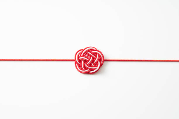 Traditional Japanese Mizuhiki (plum knot) image