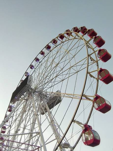 istock Beautiful day outdoor ferris wheel view 2191914296