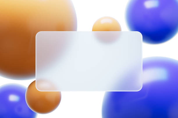 Business style frosted glass background,3d rendering