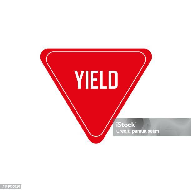 Microsoft Inbox Yield Sign Yield Sign Stock Illustration - Download Image Now - Finance and ...
