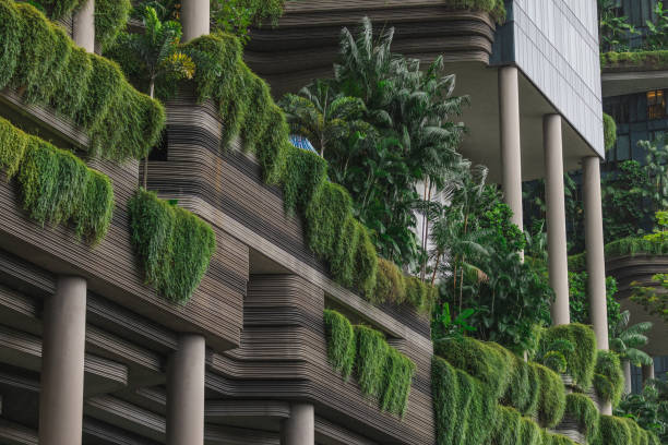 istock Sustainable skyscraper from Singapore city. 2191923228