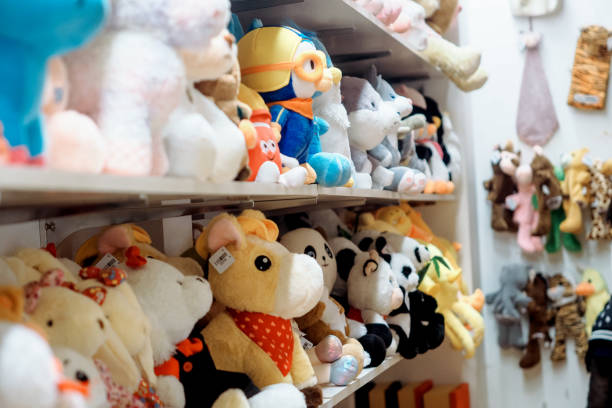 istock seen from the side of a shelf containing dolls 2191930241