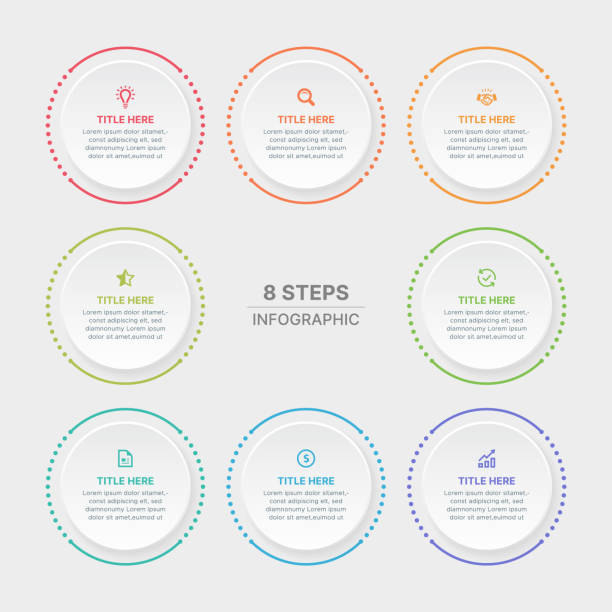 8 Rounded Infographic 350+ Infographic 8 Points Stock Photos, Pictures & Royalty-Free Images ...