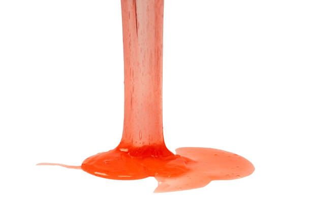 istock Red slime toy isolated on a white background. 2191943710