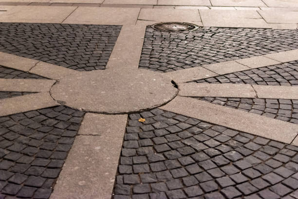 istock An ancient square covered with granite paving stones 2191943751