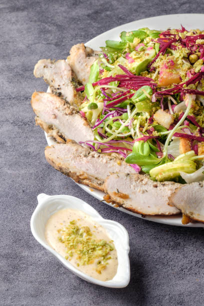istock Grilled Chicken with Mixed Greens Salad 2191945684