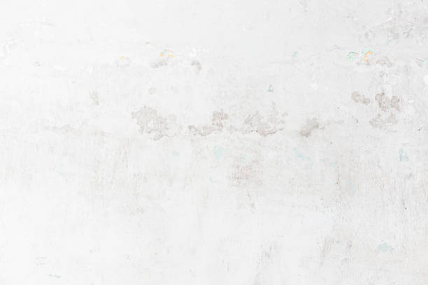 Grey brush paint limestone texture background in white light marble wall paper. Back wide concrete stone table top view floor plaster pattern granite bacground surface seamless cement wide panorama.