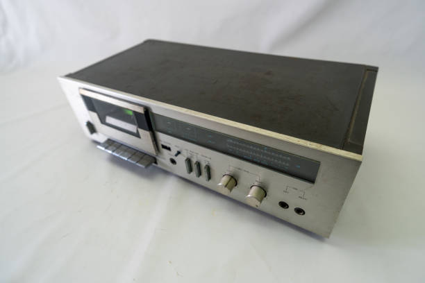 istock Professional Equipment Tape Deck for Cassette Tape with Multiple Controls 2191947311
