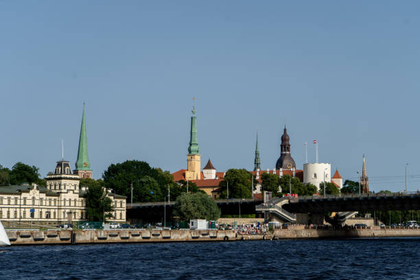 istock Riga Castle and Church Spires View 2191952528