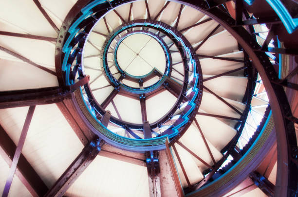 istock spiral staircase inside the pagoda in Patterson Park 2191958545