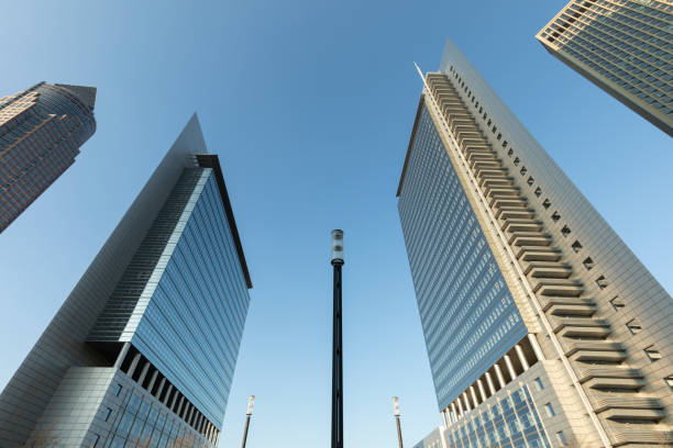 Modern office buildings in Frankfurt, Germany