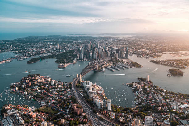 istock Sydney Harbor Bridge Links Waterfront Communities with Modern City Center 2191960501