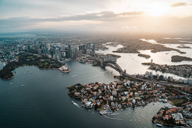 istock Panoramic Sydney Cityscape Harbor Bridge Opera House Maritime Peninsula Views 2191960523