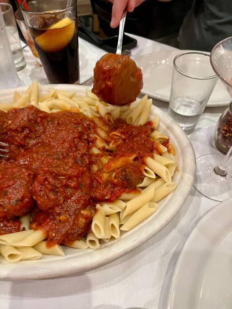 istock Penne and Meatballs 2191965950
