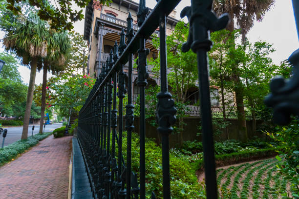 istock Side Street in Savannah, GA 2191966363