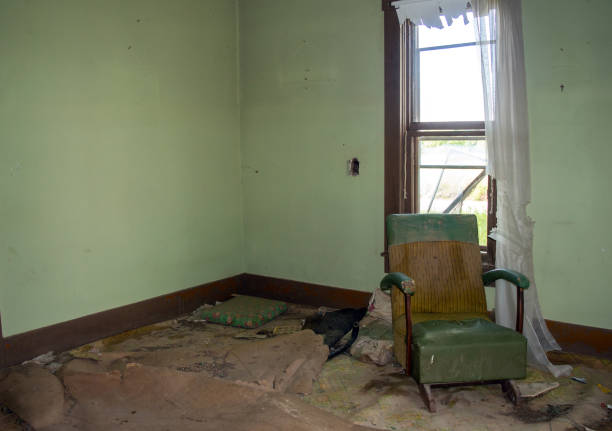 istock Forsaken chair inside abandoned room 2191969240