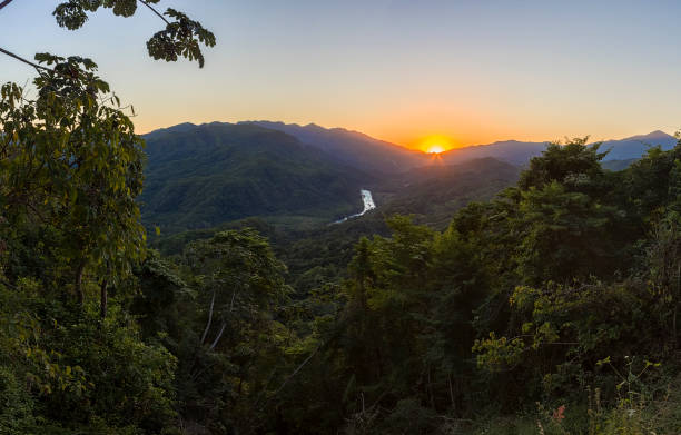 istock Oaxaca jungle landscape during golden hour sunset 2191970800